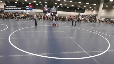 100 lbs Champ. Rd Of 16 - Paola Perez, Golden Bears Wrestling Club vs Krislynn Martinez, Maize Wrestling Club