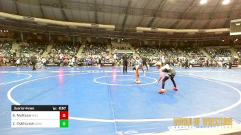 55 lbs Quarterfinal - Spencer Mattson, MN Elite vs Zeth Dykhouse, Massa's Maniacs