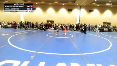 140 lbs Quarters - Monica Flores Romero, Connecticut vs Alyssa McIntosh, Pennsylvania