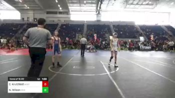 102 lbs Consi Of 16 #2 - Cole Krutzfeldt, Montana vs Nolan Wilson, Grind House WC