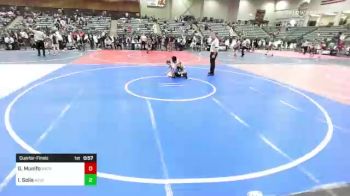 114 lbs Quarterfinal - Gianna Munifo, Sacramento Bears Club vs Isaid Solis, Nevada Elite