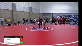 129 lbs Cons. Round 3 - Ethan Rose, Switzerland County vs Kingston Chavez, Mxw