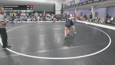 155 lbs Champ. Rd Of 32 - Katelyn Billings, Sebolt Wrestling Academy vs Evie Stine, Askren Wrestling Academy