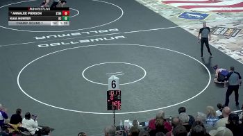 110 lbs Champ. Round 1 - Annalee Pierson, Sturgis Brown vs Kaia Hunter, Bennett County