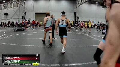 132 lbs Round 3 (8 Team) - Camden Murray, Impact Black vs Lukas Norbury, D3 Training Center