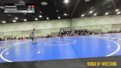 90 lbs Quarterfinal - Kaylor Jones, LWA 14U vs Casen Becker, Northern Colorado 14U