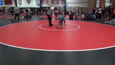 Round 2 - Karter Hobb, Keokuk Kids Wrestling Club vs Asa Ruth, WBNDD