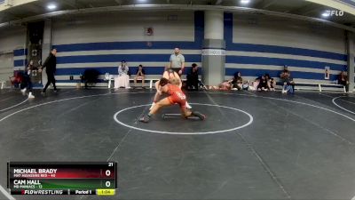 120 lbs Finals (2 Team) - Cam Hall, MD Maniacs vs Michael Brady, Mat Assassins Red