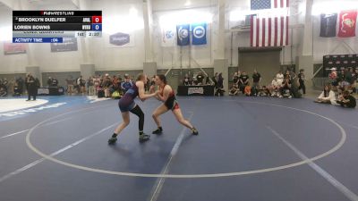 105-110 lbs Cons. Quarters - Brooklyn Duelfer, Avalanche vs Lorien Bowns, Nyssa Bulldogs