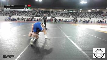 138 lbs Consolation - Grady Kaiser, Deer Creek Wrestling vs Eli Berry, Newcastle Wrestling
