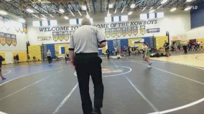 115 lbs Champ. Round 1 - Elizabeth Pinto, Viera Hammers vs Sierra Webber, Hernando Wrestling Club