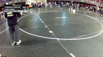120 lbs Cons. Round 1 - Ariel Winter, Junior Titans Wrestling Club vs Gabrielle Yager-Hill, Grand Island Legacy Girls Wrestling Club