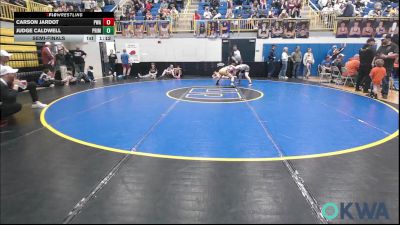 130 lbs Semifinal - Carson Jardot, Perry Wrestling Academy vs Judge Caldwell, Prime Wrestling