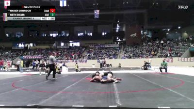 190 lbs Champ. Round 1 - Seth Davis, Johnson Central vs Haven Johnson, Shawnee