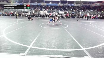 72 lbs Quarterfinal - Sawyer Espinosa, Olathe Raptors WC vs Chase Kelton, Greenwood Wr Ac