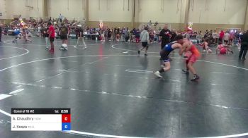 144 lbs Consi Of 16 #2 - Adeel Chaudhry, Youth Impact Center Wrestling Club vs James Kosza, Wellington Wrestling