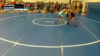 132 lbs Round 5 - Bella Mendoza, Crismon vs Skylie Semken, Crismon