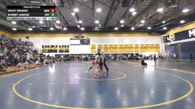 130 lbs Semifinal - Haley Smarsh, Moon vs Sydney Laboon, Upper St Clair
