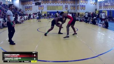 150 lbs Champ. Round 2 - Terrance Shields, Hernando High School vs Prince Fortuna, Buchholz High School