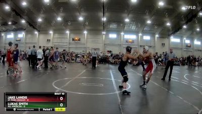 120 lbs Round 4 (6 Team) - Jake Landis, St. Paris Graham vs Lukas Smith, All American