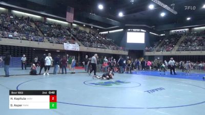 108 lbs Quarterfinal - Hunter Kapitula, Harveys Lake vs Gabriel Asper, Parkton