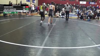 125 lbs Cons. Round 5 - Mason Smith, East Jackson Wrestling Club vs Cee Jay Hamilton, AWC