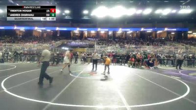 157 1A Quarterfinal - Trenton Hogan, Lincoln Park Academy vs Andres DiGrigoli, First Baptist (Naples)