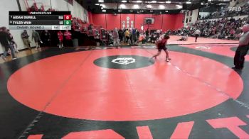 126 lbs Champ. Round 2 - Tyler Wuh, LIBERTYVILLE vs Aidan Durell, Plainfield (NORTH)