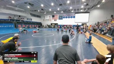 49 lbs 5th Place Match - Jack Donisthorpe, Natrona Colts WC vs Brycen Adams, Touch Of Gold Wrestling Club