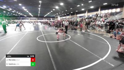 43 lbs Consi Of 8 #2 - Jesse Morales, Wolfpack WC vs Christian Valdivia, Legacy WC