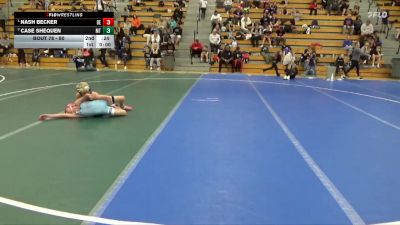 75 lbs Cons. Round 5 - Maverick Masching, Westfield Razorbacks Wrestling vs Mitchell Christensen, Garretson Blue Dragons