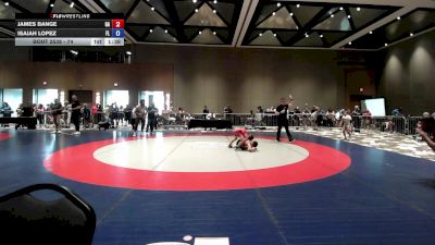 74 lbs Cons. Round 1 - James Bange, GA vs Isaiah Lopez, FL