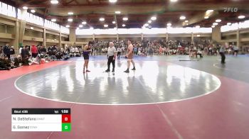 215 lbs Quarterfinal - Nicola DeStefano, Dumont vs Gianluca Gomez, St. Mary