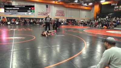 PW-4 lbs Round 3 - Tenlee Kniffen, Hammerin Hawks vs Mia Mercado, NO LIMIT WRESTLING CLUB