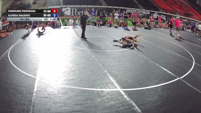 105 lbs Caroline Pastrana, Utah 1 HS Girls vs Alyssa Saldate, Nevada 1 HS Girls