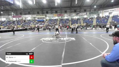 58 lbs Final - Maverick Sena, Top Notch WC vs Chase Chelewski, Colorado Outlaws
