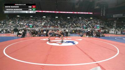3A-190 lbs Champ. Round 1 - Boston Busskohl, Lyman vs Justin Marquez, Powell