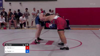 125 kg Consolation - Chase Horne, Wolfpack Wrestling Club vs Nathan Taylor, Lehigh Valley Wrestling Club