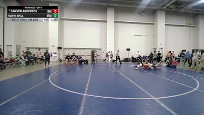 138 lbs Champ. Rd Of 16 - Gavin Ball, Utah vs Sawyer Anderson, Idaho