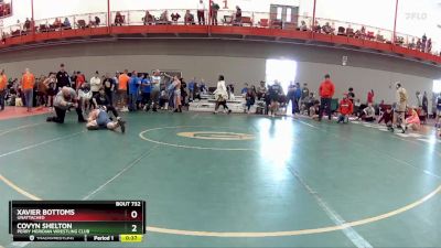 113 lbs Cons. Round 2 - Xavier Bottoms, Unattached vs Covyn Shelton, Perry Meridian Wrestling Club