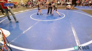 67-70 lbs Rr Rnd 3 - Braxton Bishop, Tiger Trained Wrestling vs Paden Rumsey, Pawhuska Elks Takedown