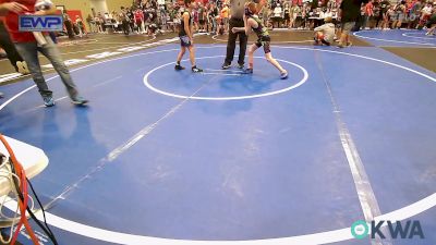 67-70 lbs Rr Rnd 3 - Braxton Bishop, Tiger Trained Wrestling vs Paden Rumsey, Pawhuska Elks Takedown