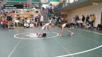 126.0 Round 3 - Kalob Lamb, Hoisington High School vs Matthew James, Pratt High School