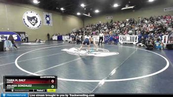 137 lbs Quarterfinal - Tiara M. Daly, Exeter vs Julissa Gonzalez, Shafter