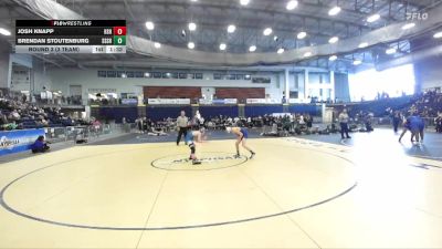 108 lbs Round 3 (3 Team) - Josh Knapp, Horseheads Sr HS vs Brendan Stoutenburg, Saratoga Springs Sr HS