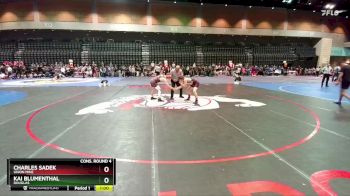 126 lbs Cons. Round 4 - Kai Blumenthal, Douglas vs Charles Sadek, Union Mine