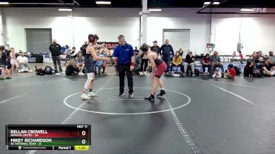 96 lbs Placement (4 Team) - Kellan Crowell, Dragon United vs Mikey Richardson, NC National Team