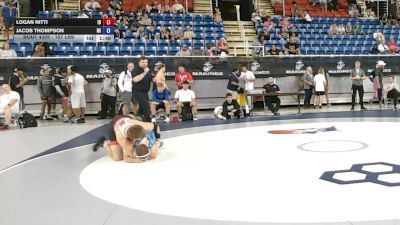 157 lbs Cons. Sub-rd Of 32 - Logan Nitti, Idaho vs Jacob Thompson, Michigan
