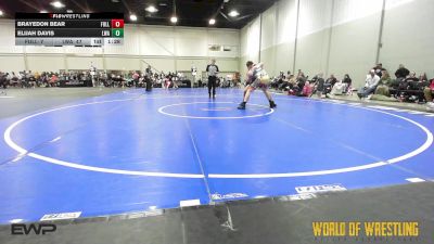 150 lbs Rr Rnd 3 - Brayedon Bear, Full Circle 14U vs Elijah Davis, LWA 14U