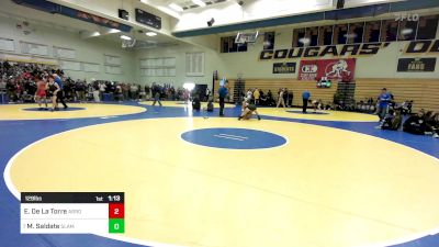 129 lbs Round Of 32 - Elijah De La Torre, Arroyo Grande vs Manuel Saldate, SLAM Academy (NV)